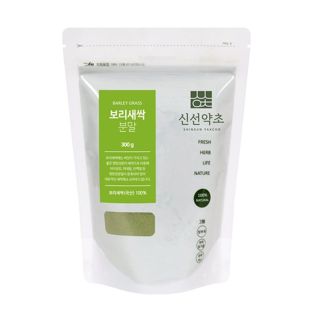 Sinsunherb Korean Barley Sprout Powder 300g 1 Pack, Fresh