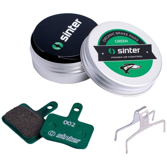 Sinter Green s2032 Compound Organic Disc Brake Pads - Shimano B Type, Sinter Type 002, One Pair