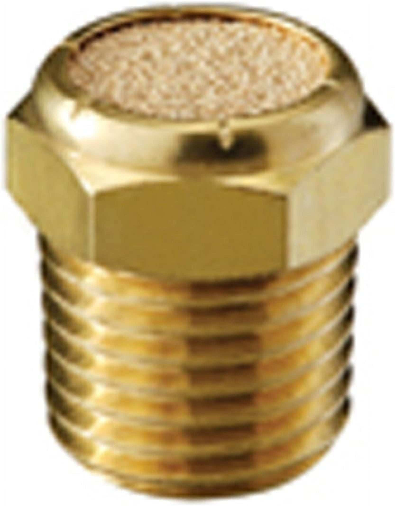 Sintered Bronze Breather Vent Brass Body 1/2" NPT (Pack Of 10)