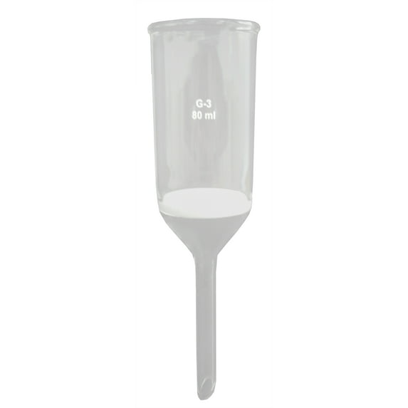 Sintered Funnel, 80ml, Porosity of 3