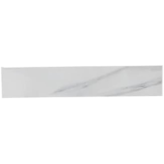 Sintered Stone Backsplash 22x4 Inch, White Bathroom Backsplash for Vanity Top, 4 Inch High Side Splash Wall Protection$$Tools & Hardware Other