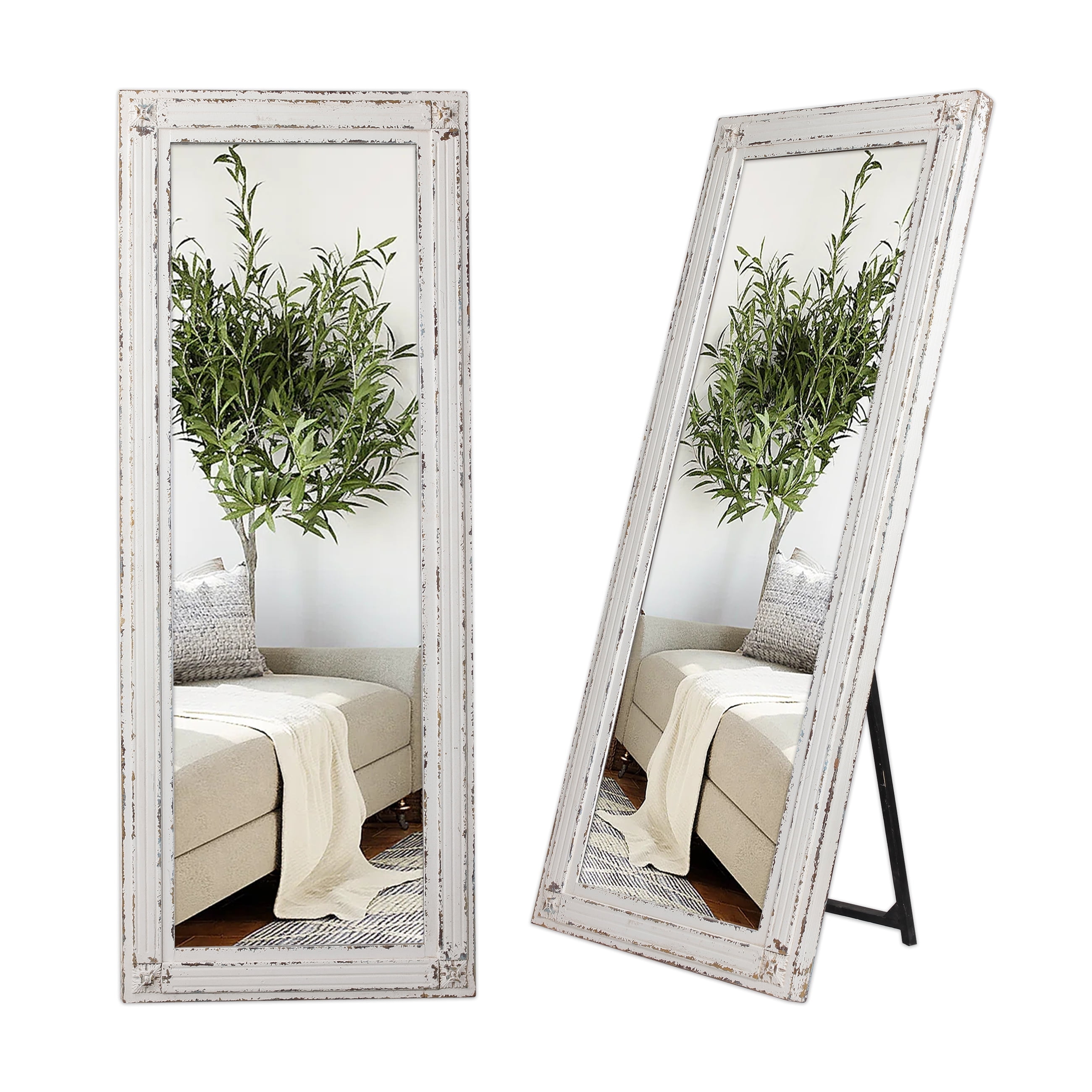 Free Shipping! 29 in. W x 41 in. H Framed Rectangle Beveled
