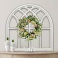thumbnail image 1 of Sintosin White Wood Arch Window Frame Decorative Wall Hanging 32", 1 of 10