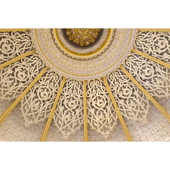 Sintra-Portugal. Monserrate Palace interior. Ceiling detail Poster Print - Julien McRoberts (36 x 24)