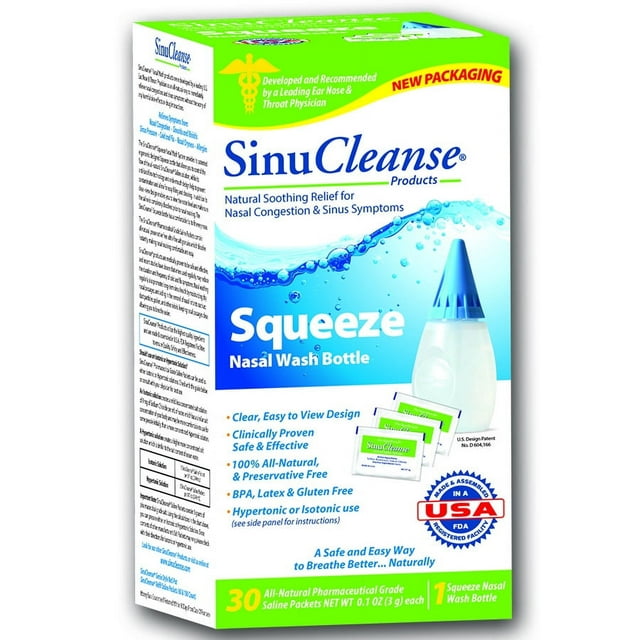 SinuCleanse Squeeze Bottle Nasal Wash System