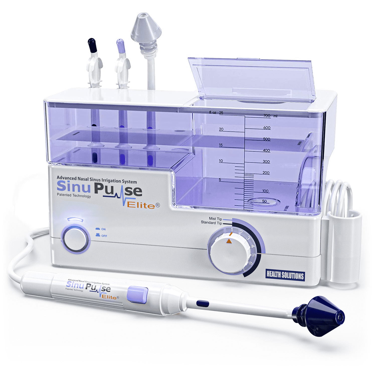 SinuPulse Elite Advanced Nasal Sinus Irrigation System with Bonus eBook by Dr. Robert S. Ivker