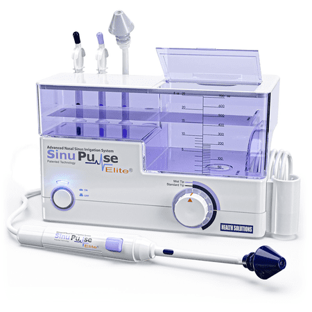 SinuPulse Elite Advanced Nasal Sinus Irrigation System with Bonus eBook by Dr. Robert S. Ivker