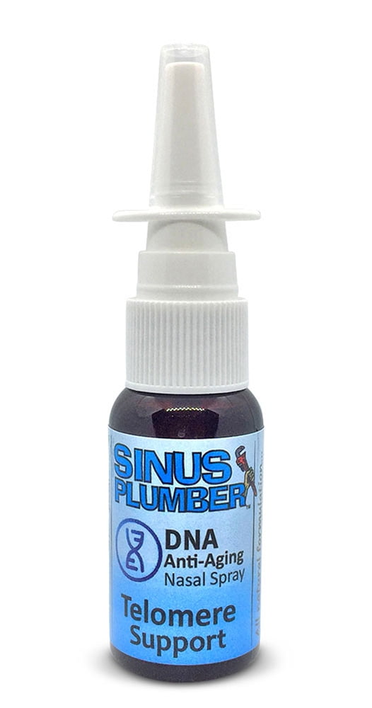 Sinus Plumber AntiAging Nasal Spray for Telomere Growth and DNA Repair