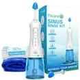 thumbnail image 1 of Sinus Rinse Kit by Tilcare - Perfect Nasal Irrigation Machine for Sinus & Allergy Relief - Electric Neti Pot for Sinuses & Stuffy Nose - Comes with a Blue Towel and 30 Salt Packs, 1 of 9
