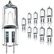 Sinvic G8 Bulb, 10 Pack G8 Halogen Bulb 40W, High Output G8 120V 40W with G8 Base, 2800K Warm White G8 Light Bulb Dimmable, G8 Xenon Bulb 40W for Range Hood, Cabinet, Chandelier, Table Lamp