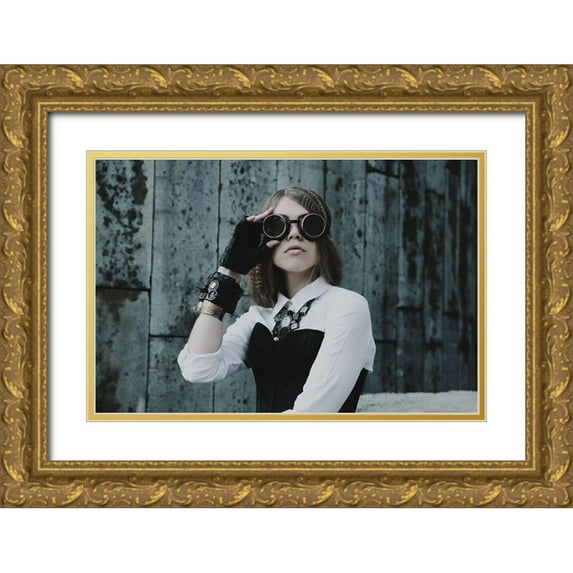 Sinyavina, Ksenia 18x13 Gold Ornate Wood Framed with Double Matting Museum Art Print Titled - ***