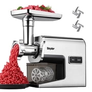 Sinyder Electric Meat Grinder with Metal Gears, Stainless Steel Mincer & Sausage Stuffer