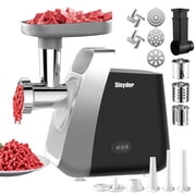 Sinyder 4-in-1 Electric Meat Grinder, Rotary Cheese Grater & Vegetable Slicer