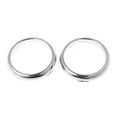 thumbnail image 1 of Sinyiin 1 Pair ABS Chrome Front Fog Light Lamp Cover Trim, 1 of 9
