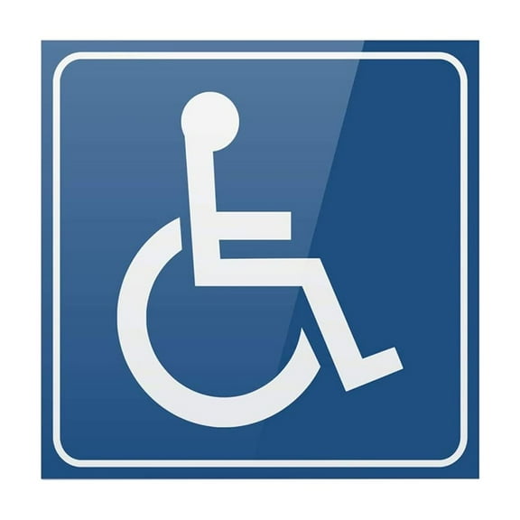 Sinyiin 10Pcs Car Stickers Decor Motorcycle Decals Disabled Sign Accessories Waterproof