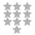 thumbnail image 1 of Sinyiin 10Pcs High Visibility Reflective Star Car Stickers Waterproof for Bikes and More, 1 of 11