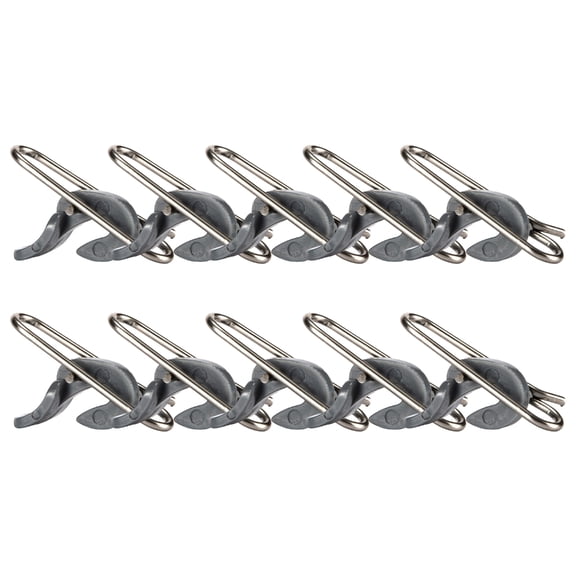 Sinyiin 10Pcs Lures Clip Speed Clip for Sea Freshwater Fishing Line Clip Fishing Clip