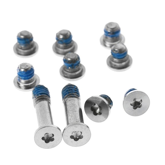 Sinyiin 10pcs Laptop Computer Bottom for Case Screws Kit Set for Macbook Air A1369 A1370 A1465 A1466 Mc503 Mc504