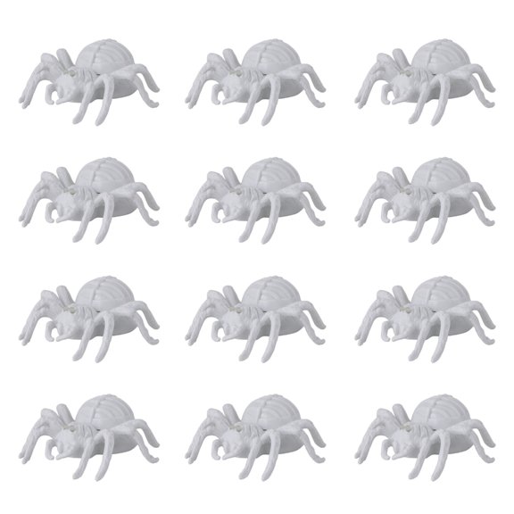 Sinyiin 12Pieces Glowing Spiders LED Light Decorative Night Light For Indoor And Outdoor