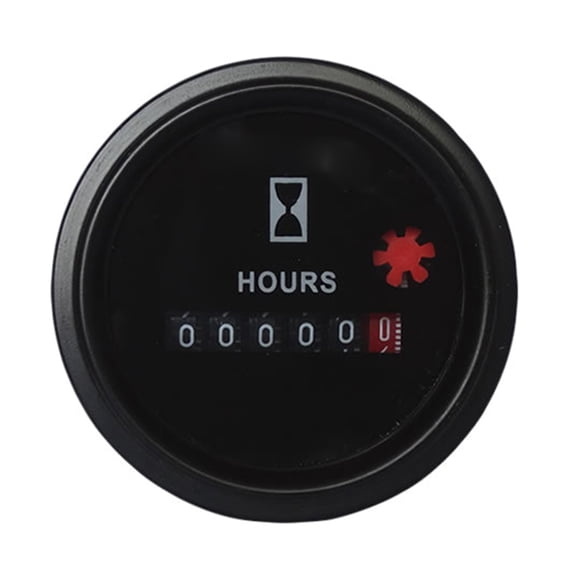 Sinyiin 12V-36V Mechanical Hour Meter Easy Installation Waterproof