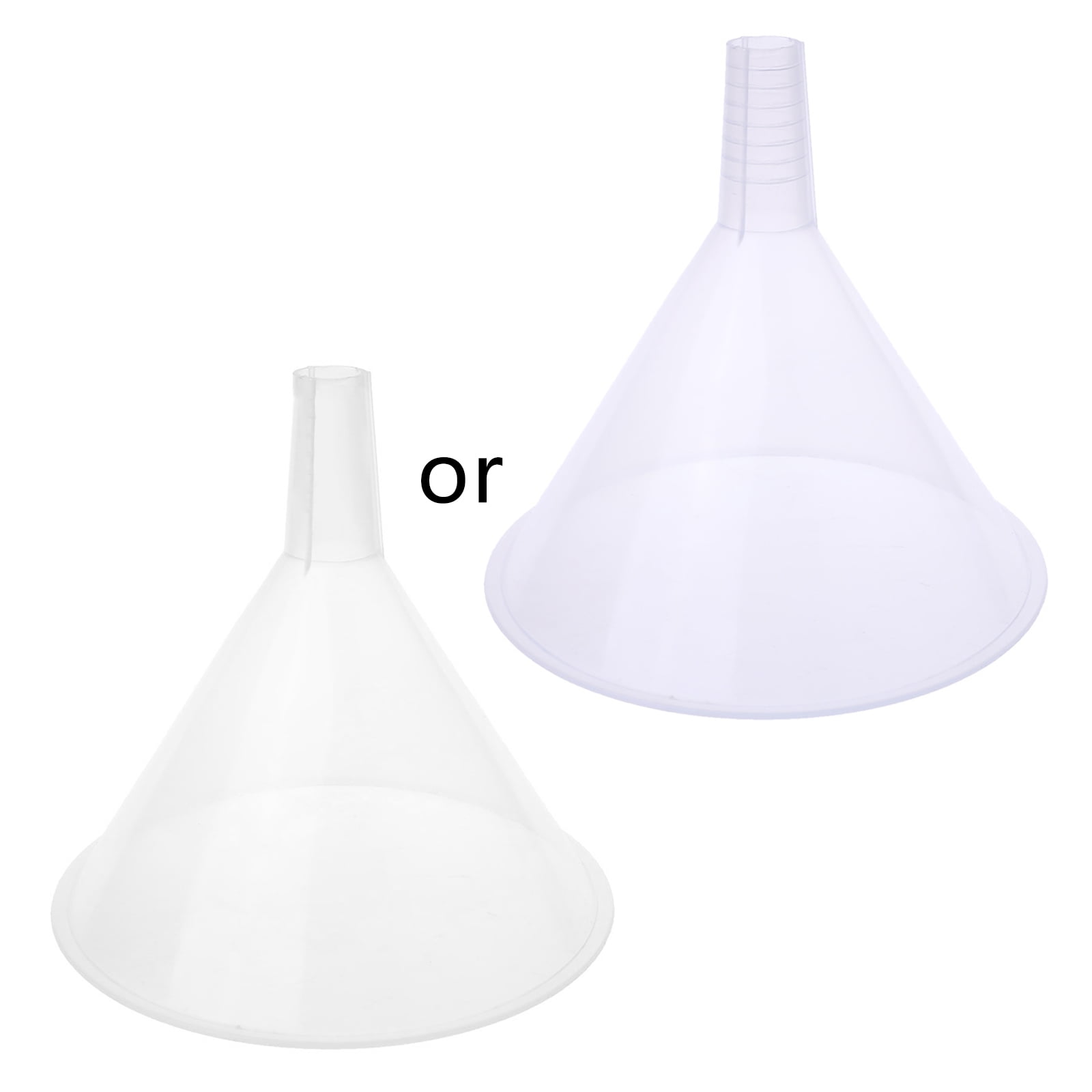 Translucent Funnels Sinyiin 150mm Plastic White Transparent Funnel For Garage / Car Liquids ...