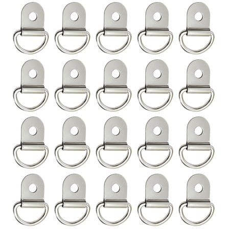 Sinyiin 20x Cargo Trailer Surface Mount Tie-Down D-Rings for Jeep for Wrangler High Qual