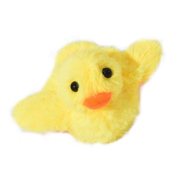 Sinyiin 2PCS Kitten Electric Plush Duck Interactive Cat Chasing Indoor Entertainment Toy