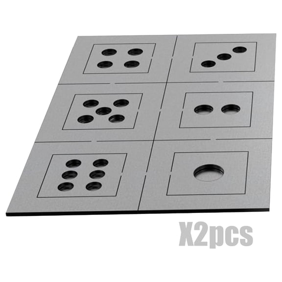 Sinyiin 2Pcs New Welder Practice Steel Sheets Kit Solid Block and Shape Assembly Set
