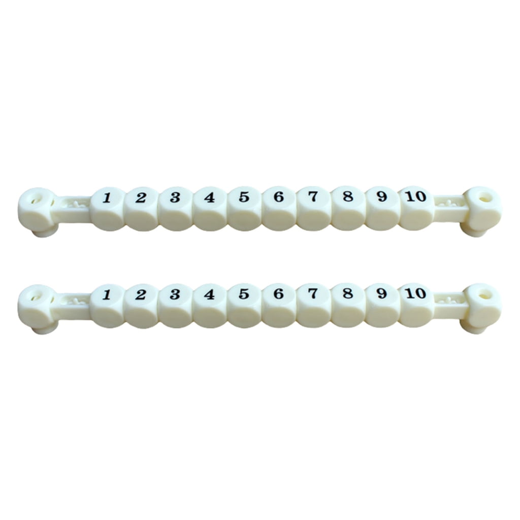 Sinyiin 2Pcs Plastic Football Scoring Counters 10 Number Scoring Score ...