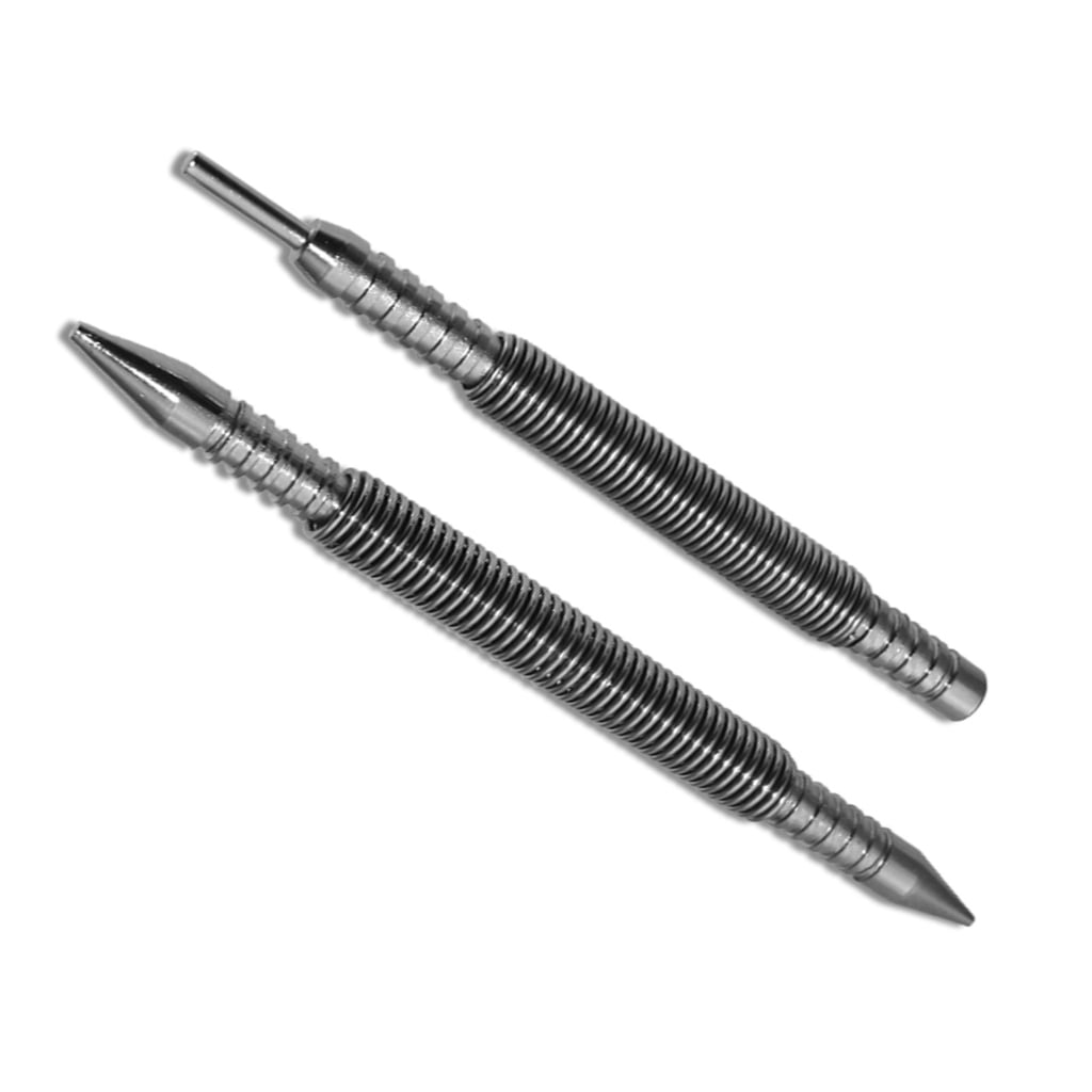 Dual Head Nail Setter And Hinge Pin Punch Set, 3 Pcs Spring Nail Punch