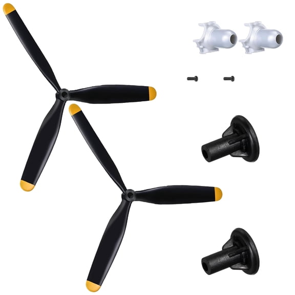 Sinyiin 2Set High Performances 3 Blade Propellers For Remote Plane Models F4U 761 8 761 9 761 16 T28 P47 Fighter Aircraft