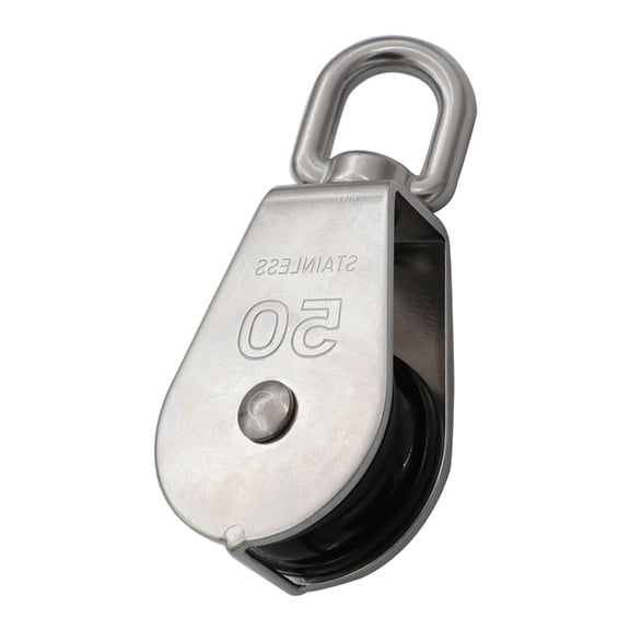 Sinyiin 304 Stainless Steel Boat Pulley Sailing Equipment for Yacht Canoe Fishing Gear