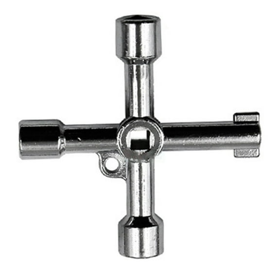 Sinyiin 4 In 1 Cross Key Wrench With Accessories Universal Square Triangle Electric