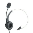 thumbnail image 1 of Sinyiin 4-Pin RJ11 Monaural Corded Operator Call Center Telephone Headset Headphone BK, 1 of 11