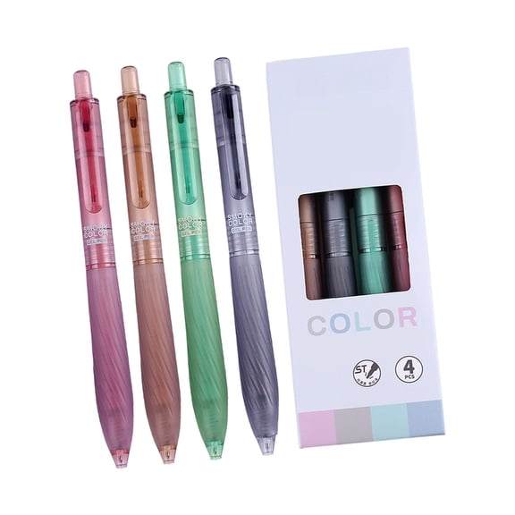 Sinyiin 4x 0.5mm Quiet Tap Writing Instrument Smooth Toner Stream Shadowy Observability