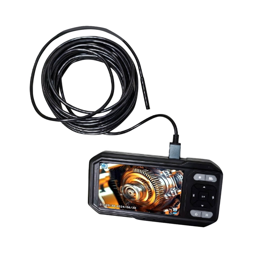 Sinyiin 5 Foot IPS 720P Fiberscope Camera Split Screen Display Flexible ...