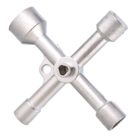 Sinyiin 5 In 1 Crossing Key Wrench With Accessories Triangles Train Electrical Cupboard Box Elevator Cabinet Opening