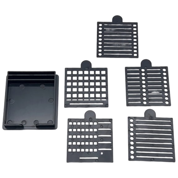 Sinyiin 5 In 1 Note Templates With Storage Box Note Paper Stenclis For Office