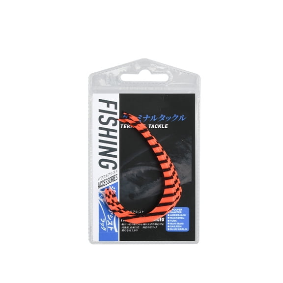 Sinyiin 5Pcs Soft Spare Curled Tails Tie Octopuses Hook Streamers Fishing Lures Accessories