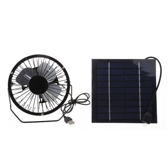 Sinyiin 5W USB Solar Exhaust Fan Air Extractor Mini Ventilator Solar Panel Powered Fan