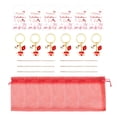 thumbnail image 1 of Sinyiin 6Pcs Valentine's Day Themed Keychains Heart Rose Lip Metal Keychains Key Holder, 1 of 7