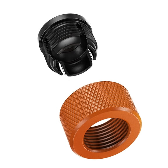 Sinyiin Aluminum 17mm Ball Head Nut And ABS Threaded Screw Base For Magnetic Charging Stand Vehicle Mount Phone Holder Accessory