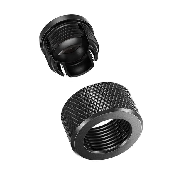 Sinyiin Aluminum 17mm Ball Head Nut And ABS Threaded Screw Base For Magnetic Charging Stand Vehicle Mount Phone Holder Accessory