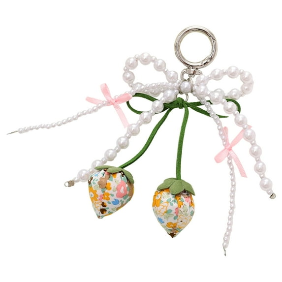 Sinyiin Beaded Phone Wrist Strap, Cellphone Lanyard Chain, Bowknot Beaded Wristlet Bracelets for Women Bag Backpacks