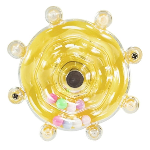 Sinyiin Bird Beak Grinding Entertainment Grinding Toy Colorful Disc Toy for Indoor Cage