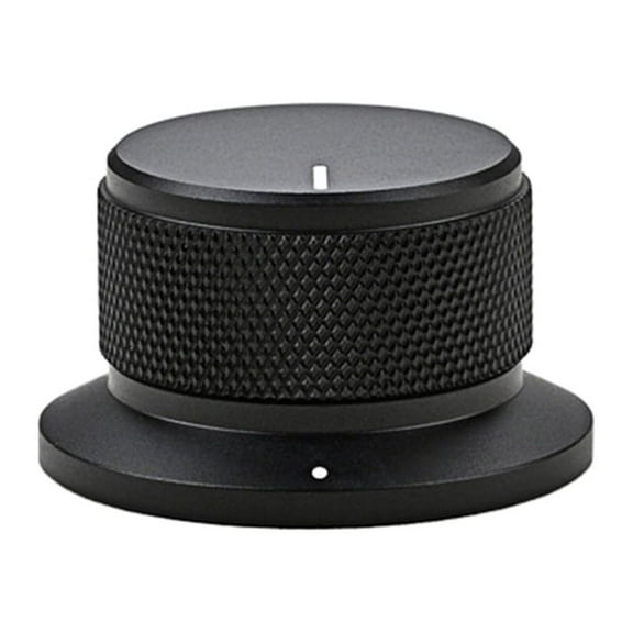 Sinyiin Black Aluminum Electronic Control Potentiometer Knob Volume Control Knob