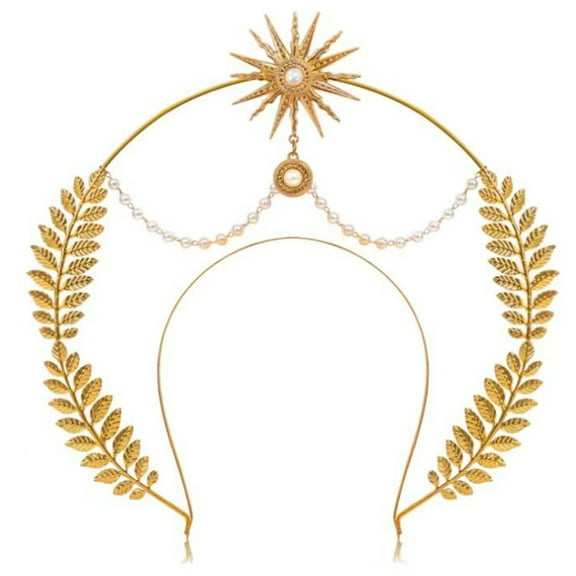 Sinyiin Bride Headpiece Wedding Crown Headband/Earrings Women Hair Decorations Accessory