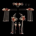 thumbnail image 1 of Sinyiin Bride Retro Chinese Style Hair Ornaments Tassel Women Wedding Headdress Earrings, 1 of 20