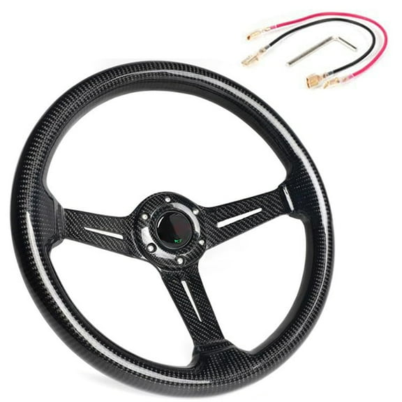 Sinyiin Car Premium ABS Carbon Fiber Steering Wheel 6 Bolt Design Lightweight Aluminum Structure For Precise Driving Experience