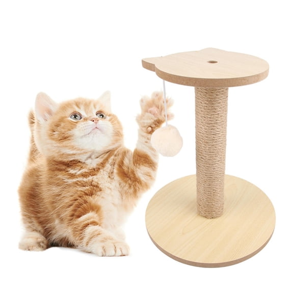 Sinyiin Cat Scratcher Toy Sisal Rope Post Simple Style Protect Your Furniture